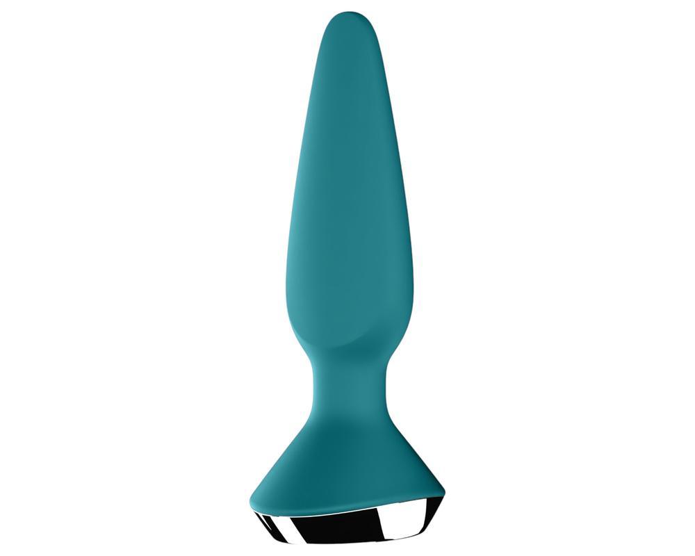 Satisfyer Plug-ilicious 1 - okos anál vibrátor (zöld)
