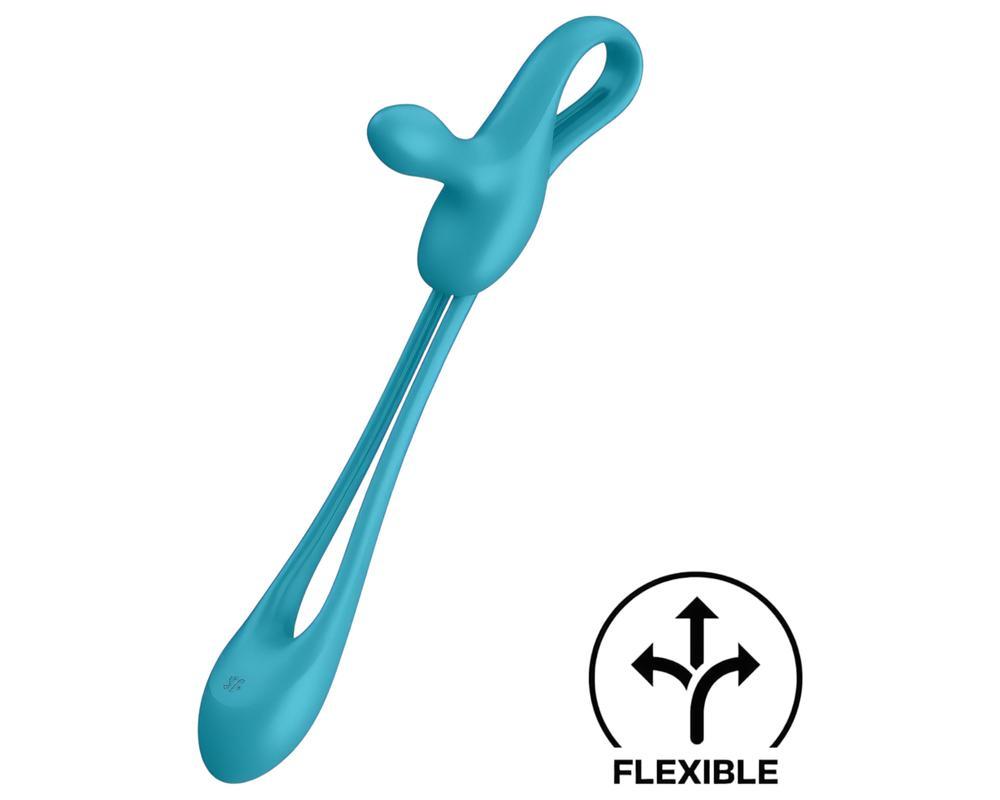 Satisfyer Plug & Play - akkus anál vibrátor és péniszgyűrű (kék)