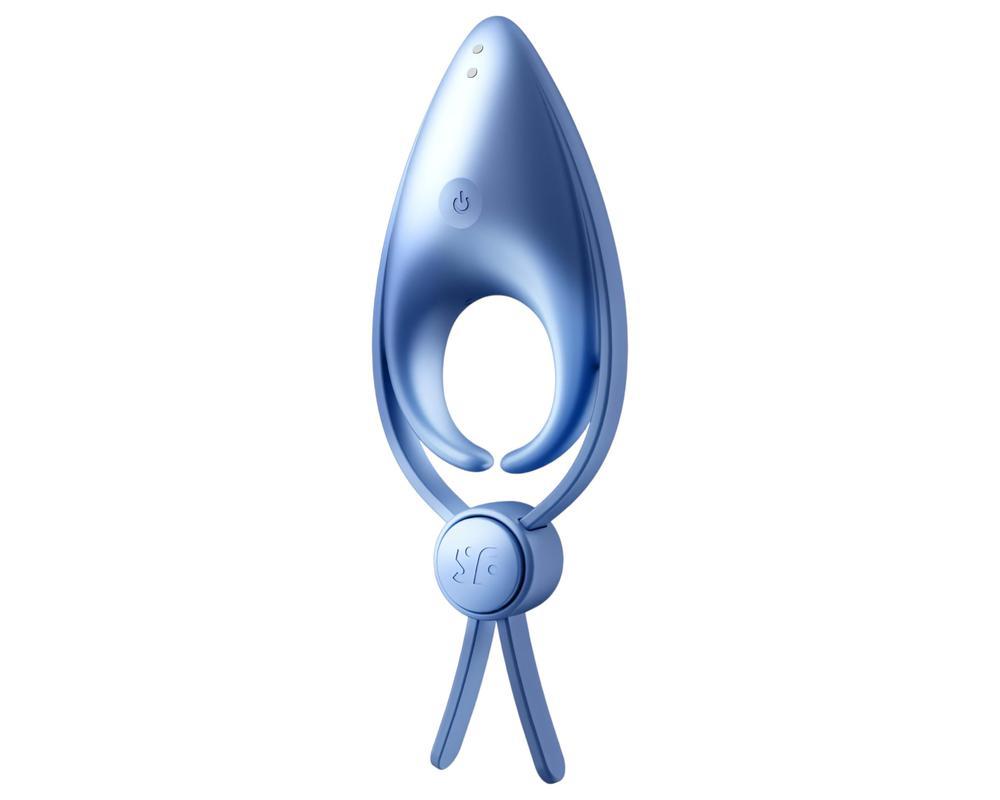 Satisfyer Sniper - akkus, vibrációs péniszgyűrű (kék)