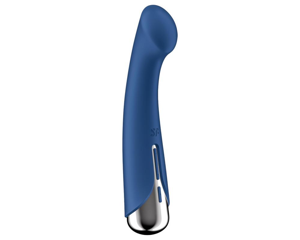 Satisfyer Spinning G-Spot 1 - forgó fejes G-pont vibrátor (kék)