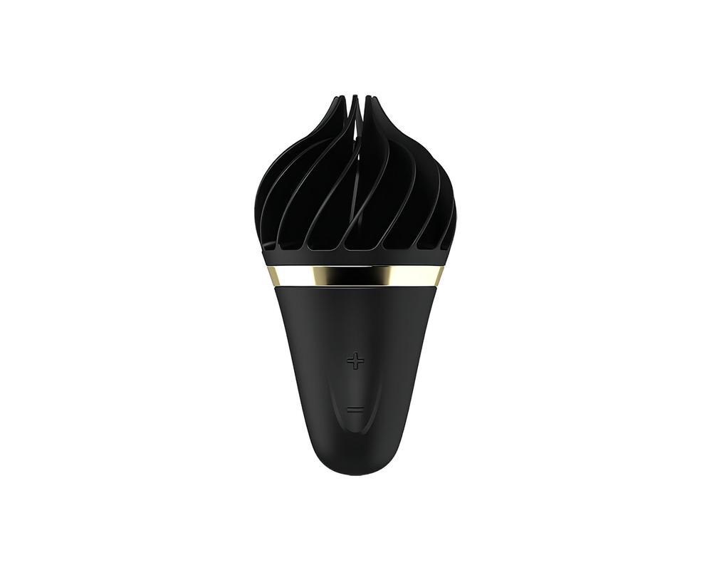 Satisfyer Sweet Treat - akkus, forgó csikló vibrátor (fekete)