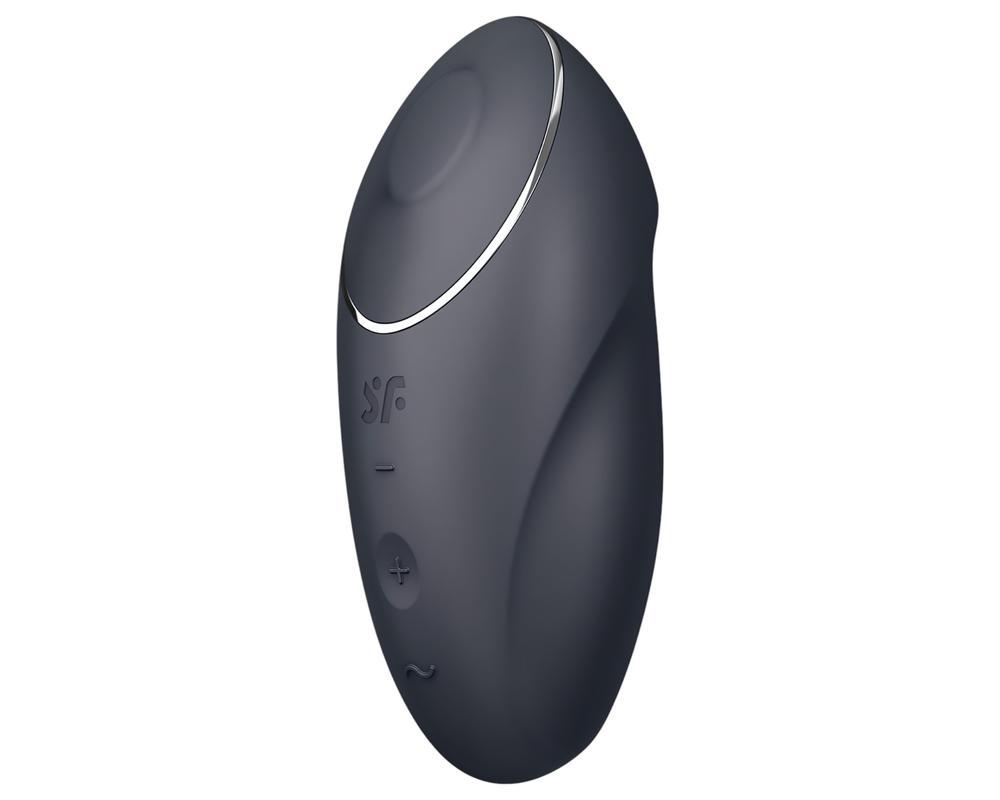 Satisfyer Tap & Climax 1 - 2in1 csikló vibrátor (fekete)