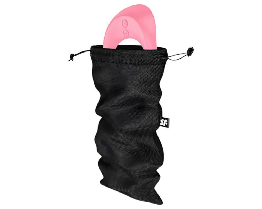 Satisfyer Treasure Bag - diszkrét tároló táska - közepes (fekete)