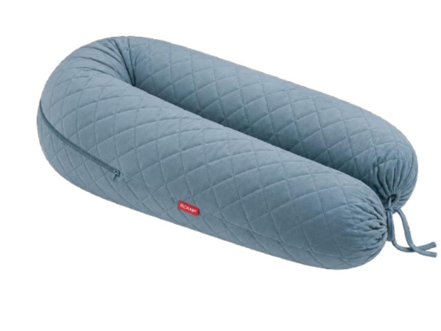 Scamp formázható univerzális szoptatós párna velvet huzattal 155cm -Turquoise