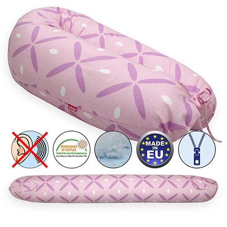 Scamp Szoptatós párna - Rózsaszín-Lila - Mintás
