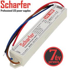 Scharfer Vízálló LED tápegység 24 Volt (18W/0.75A) IP67, Scharfer