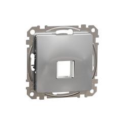 Schneider Electric Sedna Design 1xRJ45 adapter, Keystone betétekhez, alumínium