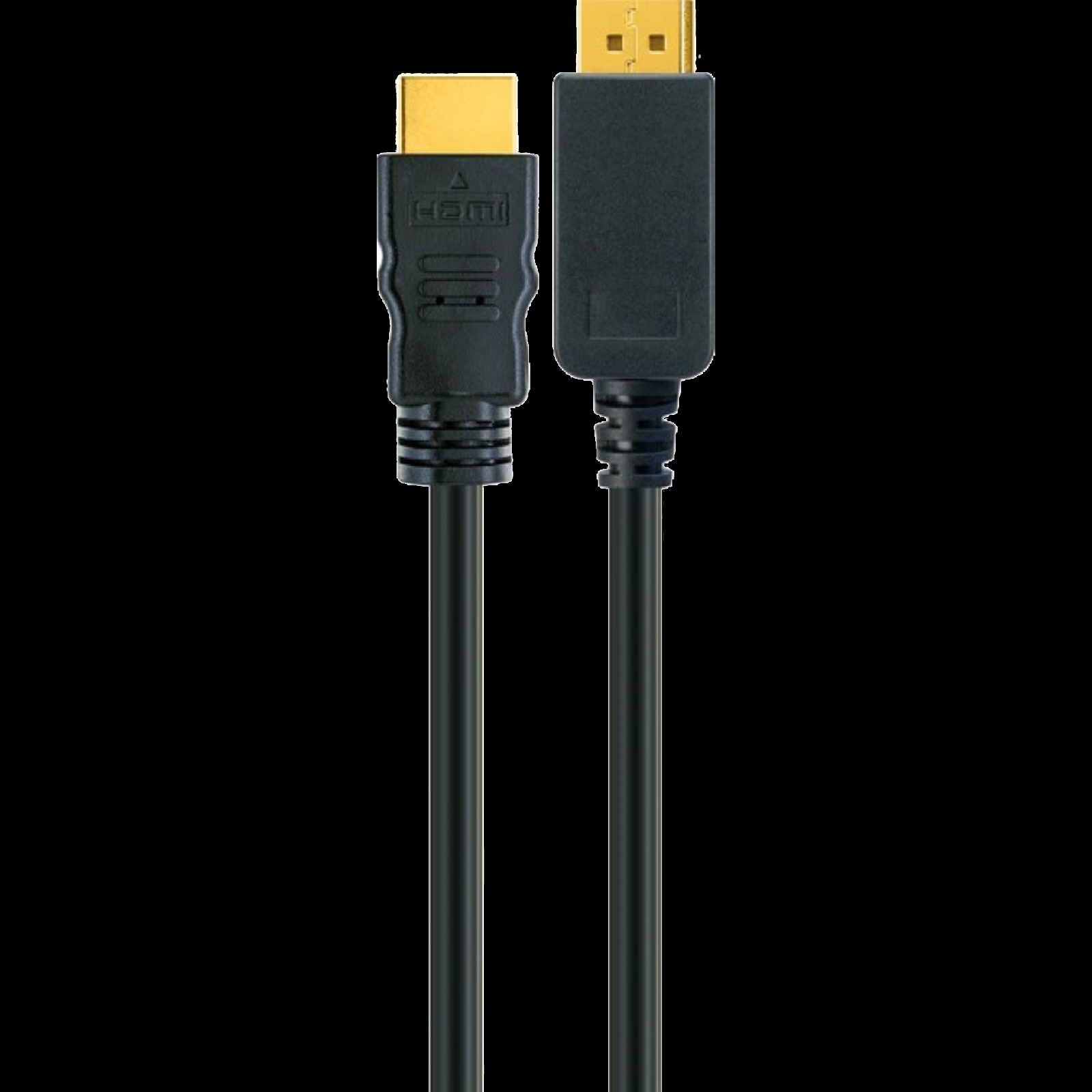 SCHWAIGER HDMI/DISPLAY PORT KÁBEL 4K 30HZ 2M FEKETE