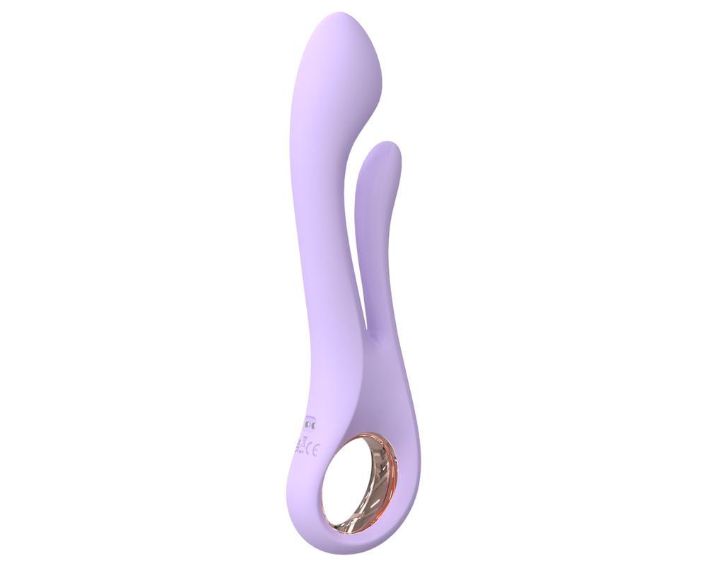 Sex HD Kaethe - csiklókaros vibrátor (lila)