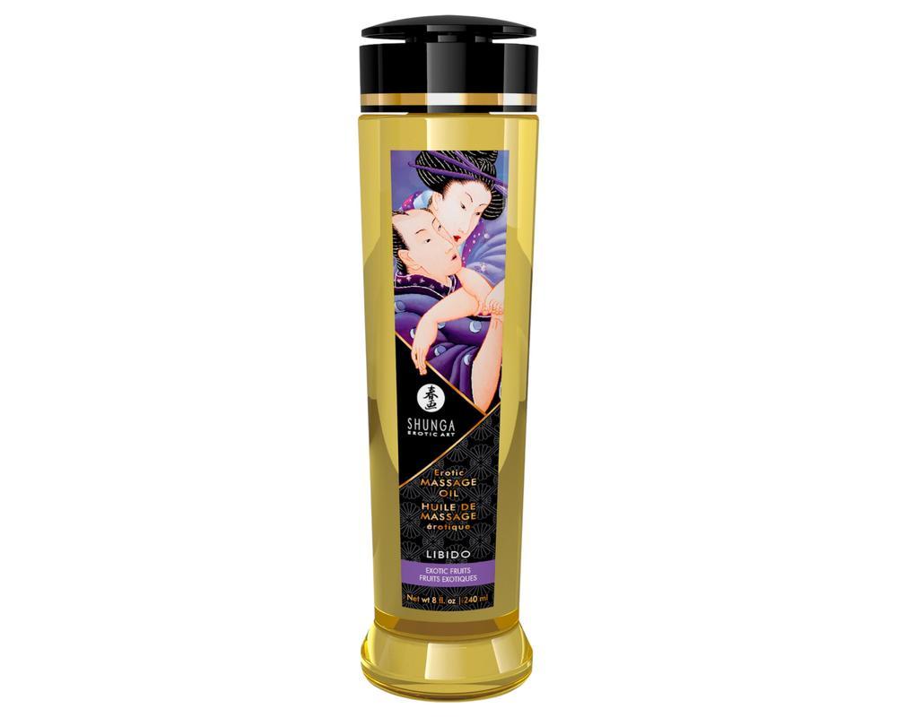 Shunga - masszázsolaj - egzotikus gyümölcs (240ml)