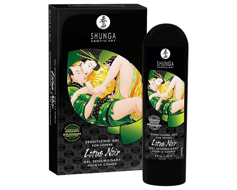 Shunga Lotus Noir - unisex stimuláló gél (60ml)