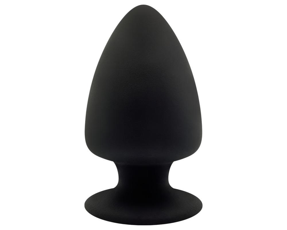 Silexd M - alakítható anál plug - 11cm (fekete)