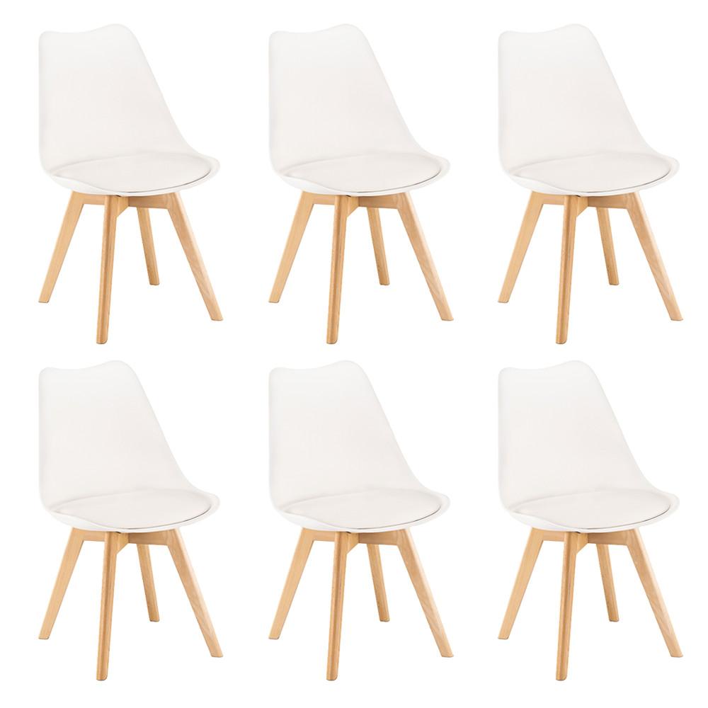 Silla étkezőszék 6 db fehér színben
