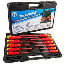 SILVERLINE SZIGETELT SOFT-GRIP 11 DARABOS CSAVARHÚZÓ KÉSZLET