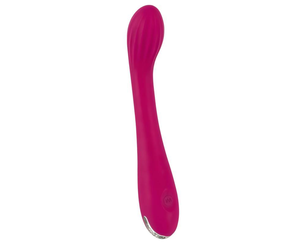SMILE G-spot - akkus, bordázott G-pont vibrátor (lila)
