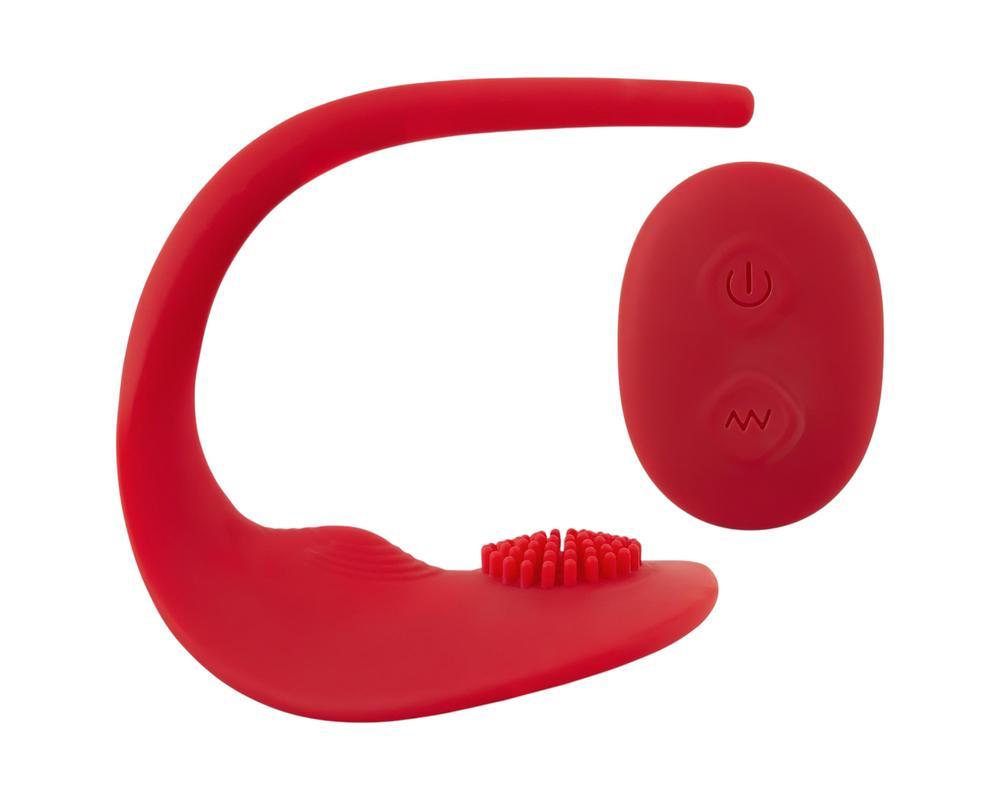 SMILE Slim Panty - akkus, rádiós csikló vibrátor (piros)