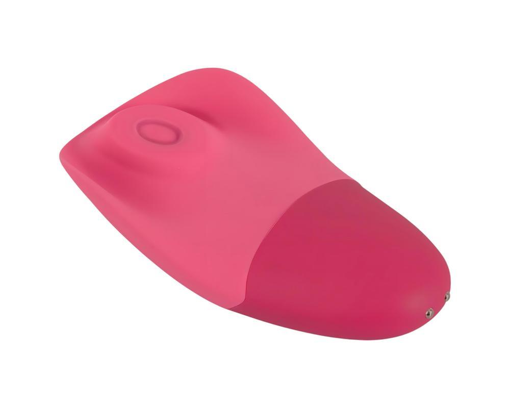 SMILE Thumping Touch - akkus, pulzáló csikló vibrátor (pink)
