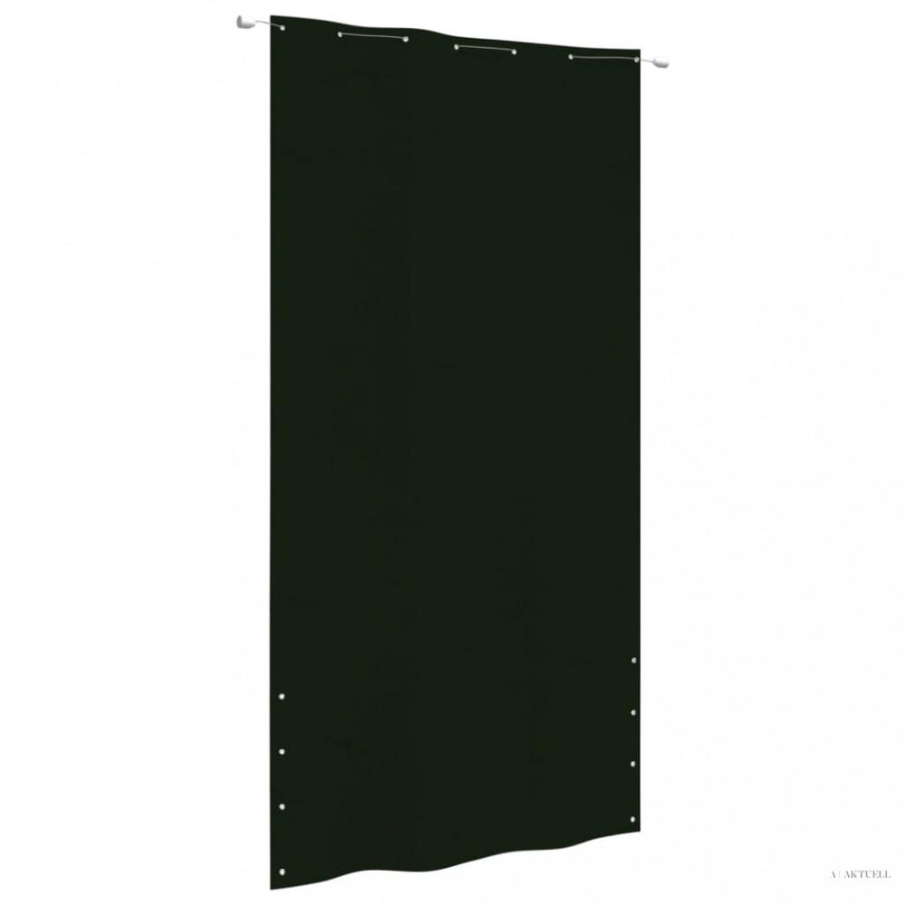 Sötétzöld oxford-szövet erkélyparaván 140 x 240 cm