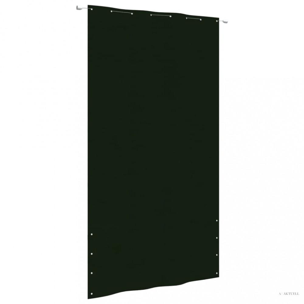 Sötétzöld oxford-szövet erkélyparaván 160 x 240 cm