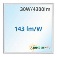 SpectrumLED LED panel (595 x 595 mm) 30W - hideg fehér, backlite panel