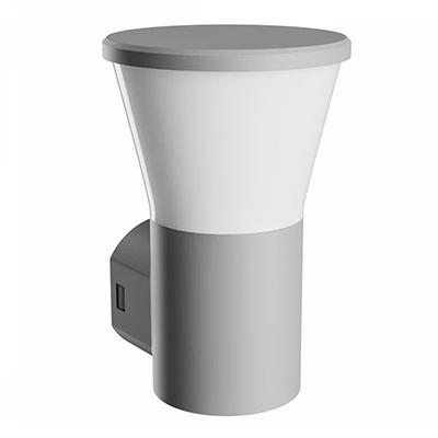 SpectrumLED Stella kültéri fali LED lámpa, szürke (6W) változtatható színhőmérséklet, Ø15 cm