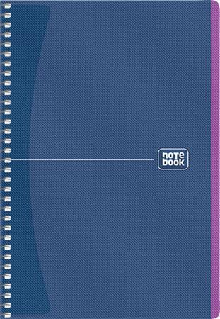 Spirálfüzet, A5, kockás, 80 lap, SHKOLYARYK "Notebook", vegyes