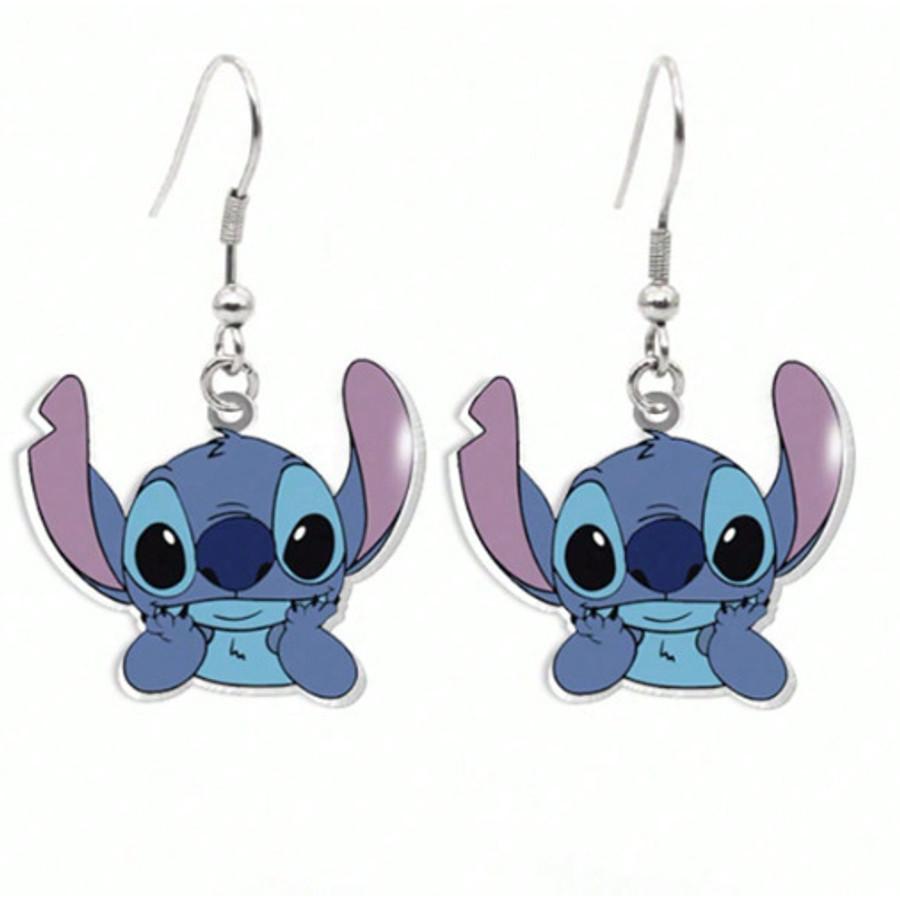 Stitch akril fülbevaló