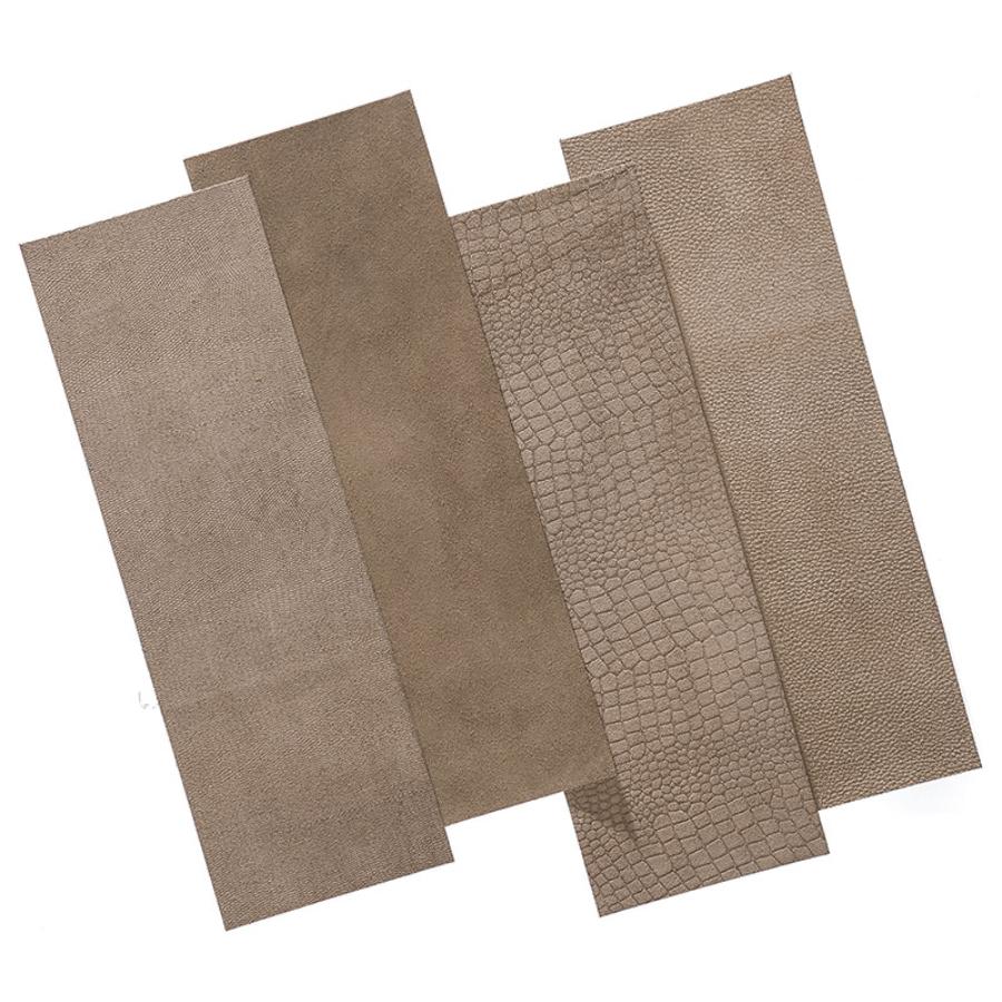 Stubbs füstös taupe öntapadós bőr falburkolat 15x45 cm 