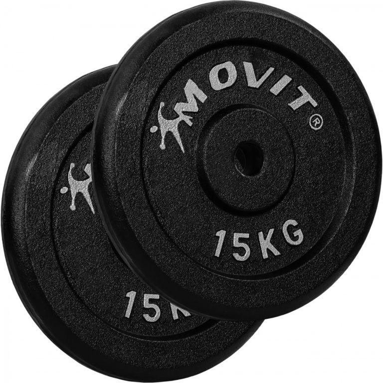 Súlytárcsa szett MOVIT® 2 x 15 kg