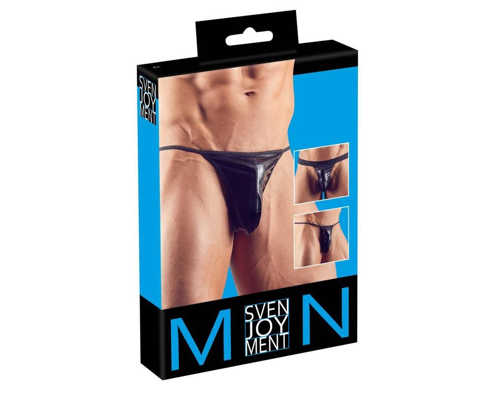 Svenjoyment - férfi tanga szett - fekete (3 részes) S-L