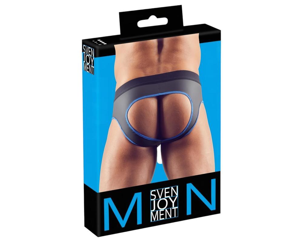 Svenjoyment - nyitott jock alsó (fekete-kék)