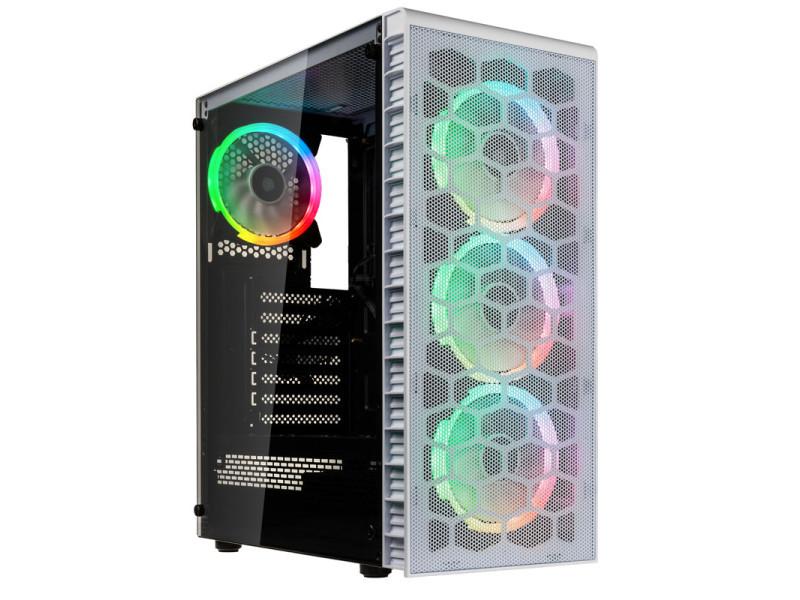 Számítógépház Kolink Observatory Lite Mesh ARGB ATX Edzett üveg Fehér