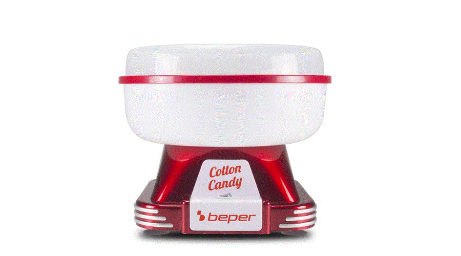 Széles kelyhű Beper Cotton Candy otthoni vattacukor gép
