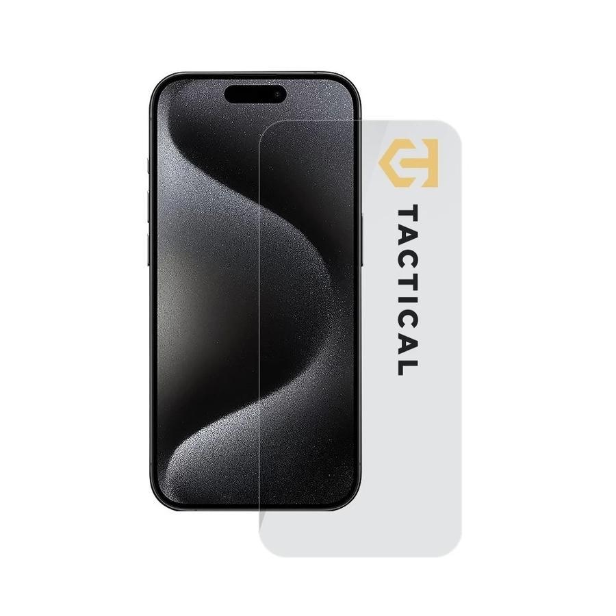 Tactical üvegfólia 2.5D Apple iPhone 15 Pro készülékhez – átlátszó