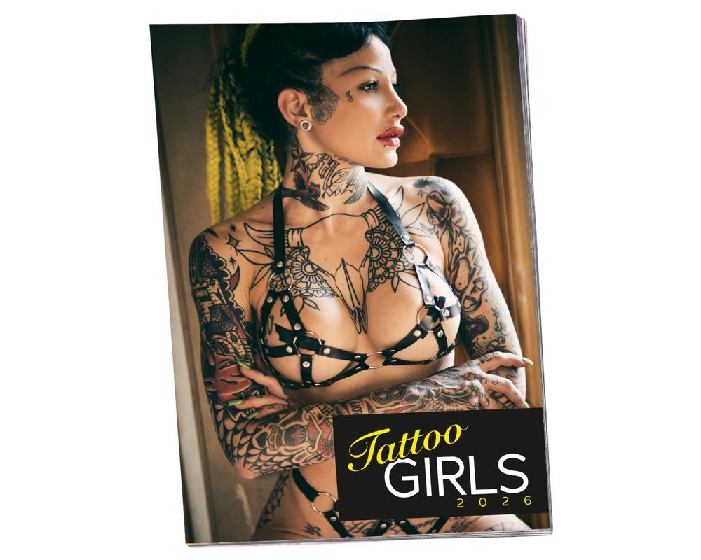 Tattoo Girls - tetovált női naptár - 2026 (10db)