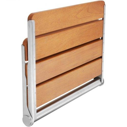 Teak Falra Szerelhető Zuhanyülés 531×406 mm 227 kg