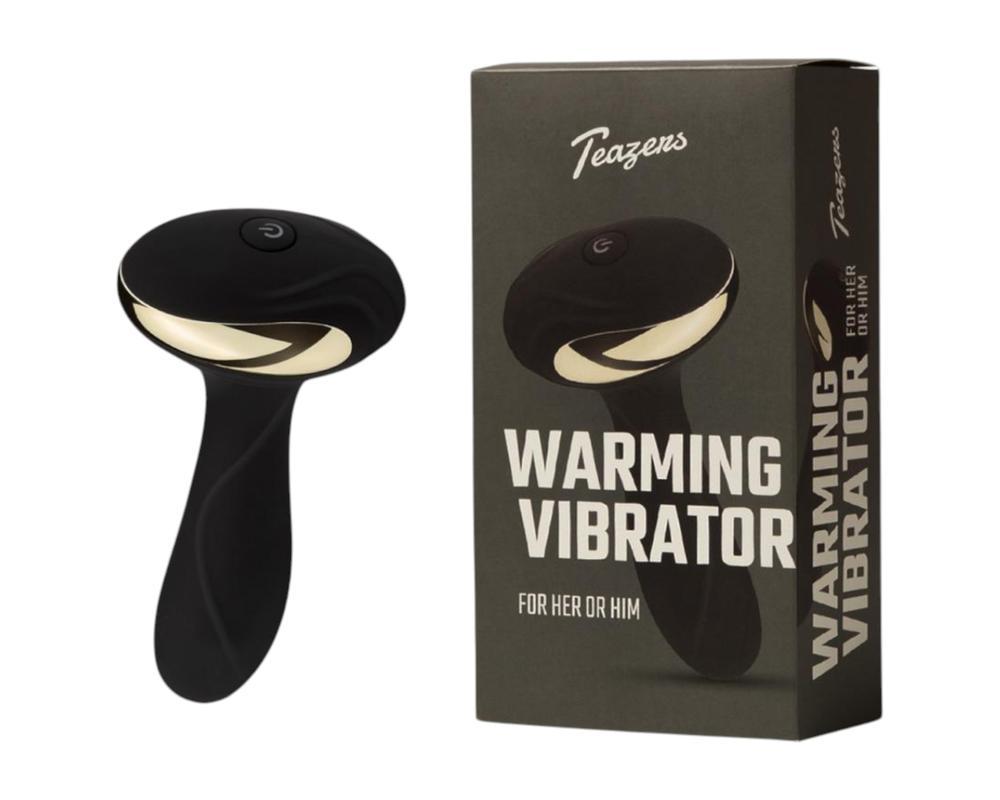 Teazers - melegítő funkciós anál vibrátor (fekete)