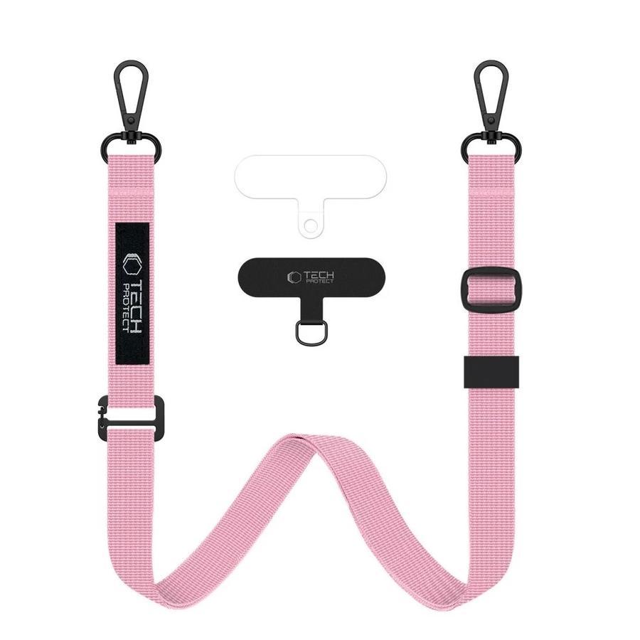 Tech-Protect C6S pink Crossbody pánt mobiltelefonhoz