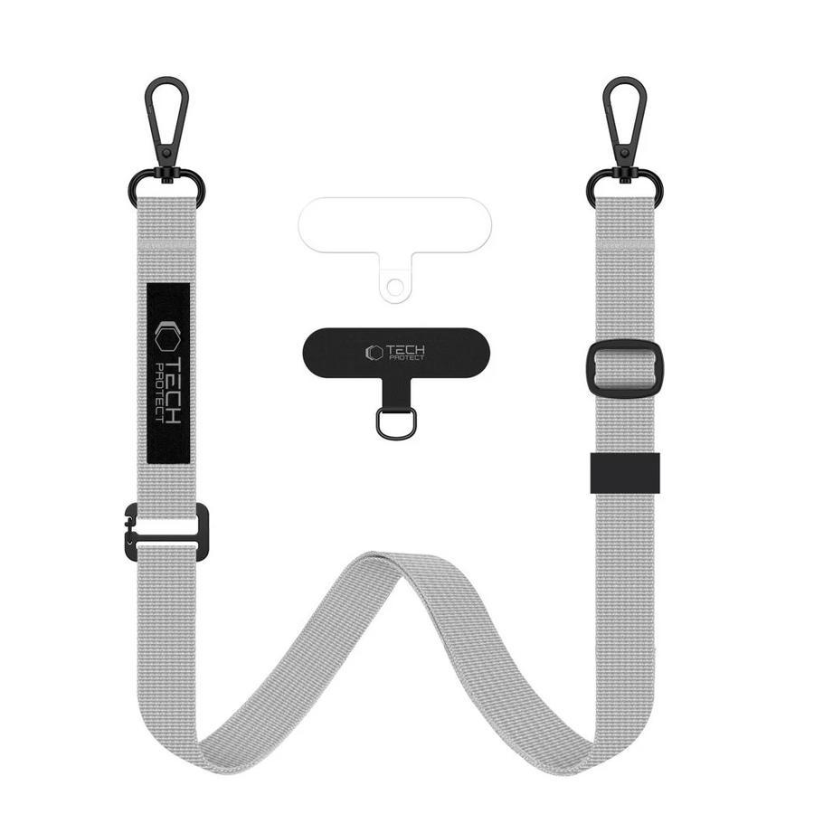 Tech-Protect C6S szürke Crossbody pánt mobiltelefonhoz