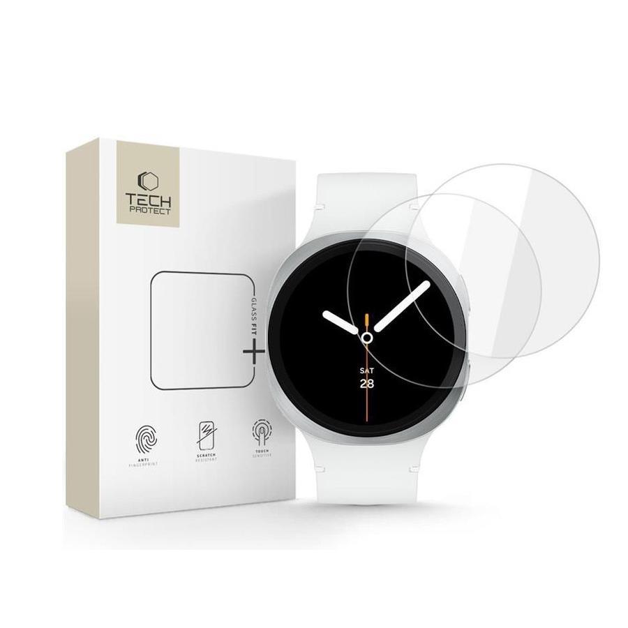 Tech-Protect Glass Fit+ üvegfólia - Samsung Galaxy Watch 8 (40mm) - 2 db/cs - átlátszó