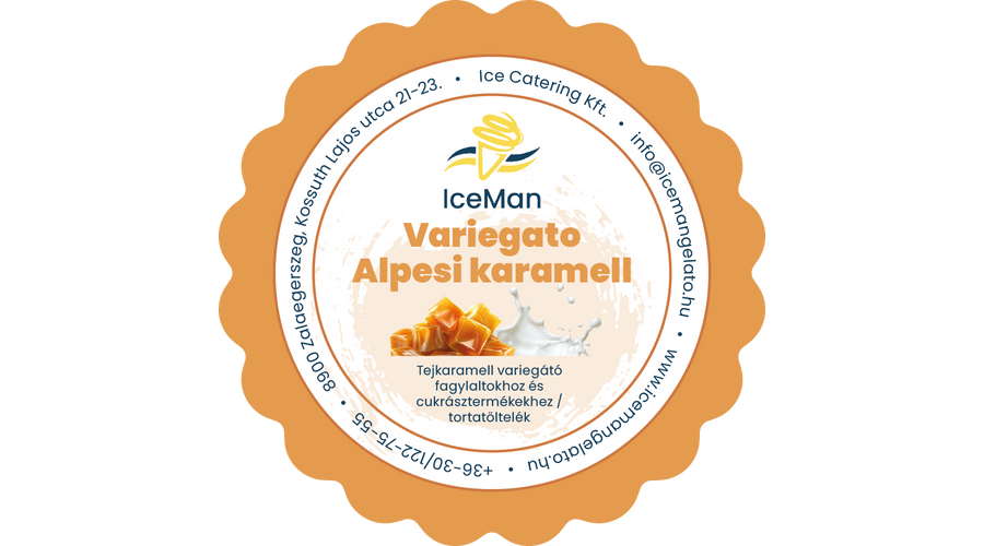 Tejkaramell variegato paszta IceMan 200 g