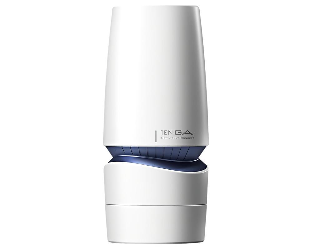 TENGA Aero - szuper szívó száj maszturbátor (fehér-kék)