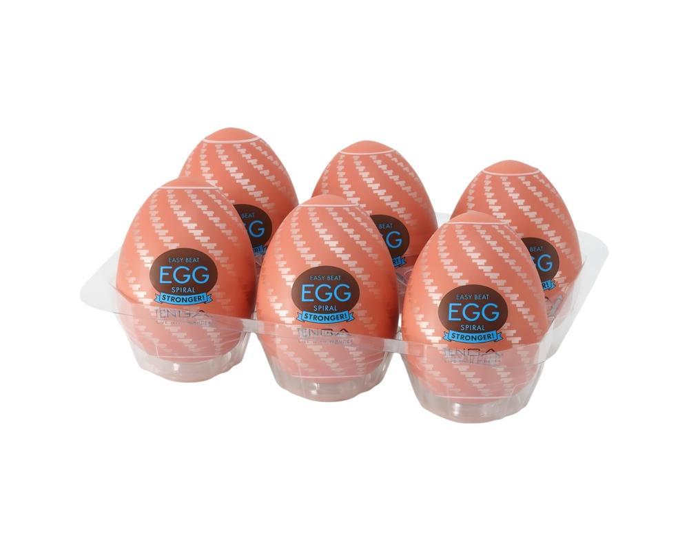 TENGA Egg Spiral Stronger - tojás maszturbátor (6db)
