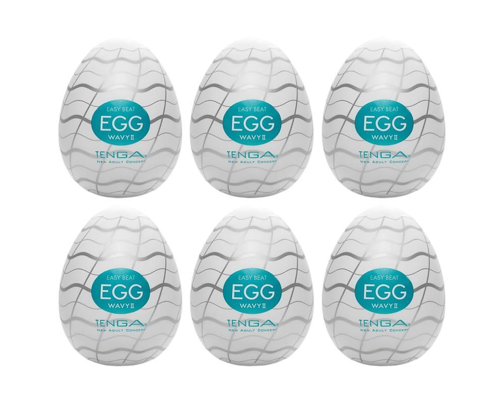 TENGA Egg Wavy II - tojás maszturbátor (6db)