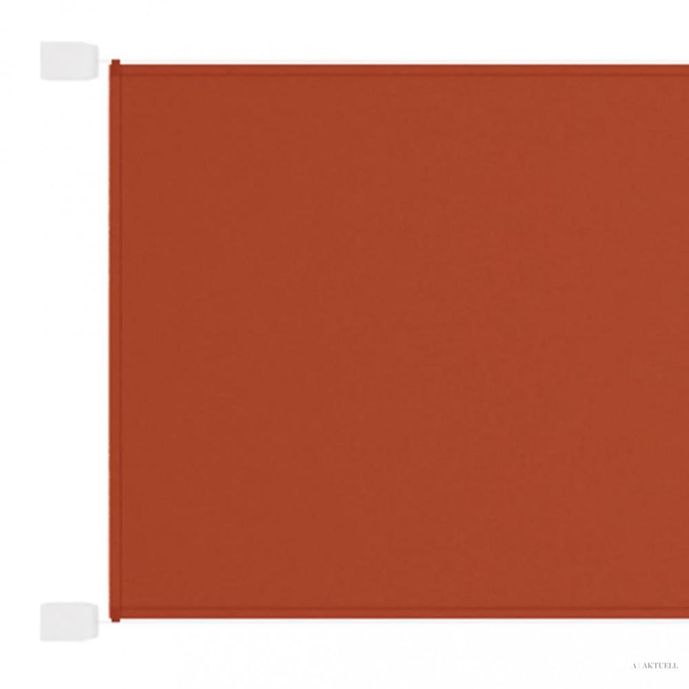 Terrakotta oxford-szövet függőleges napellenző 250x420 cm