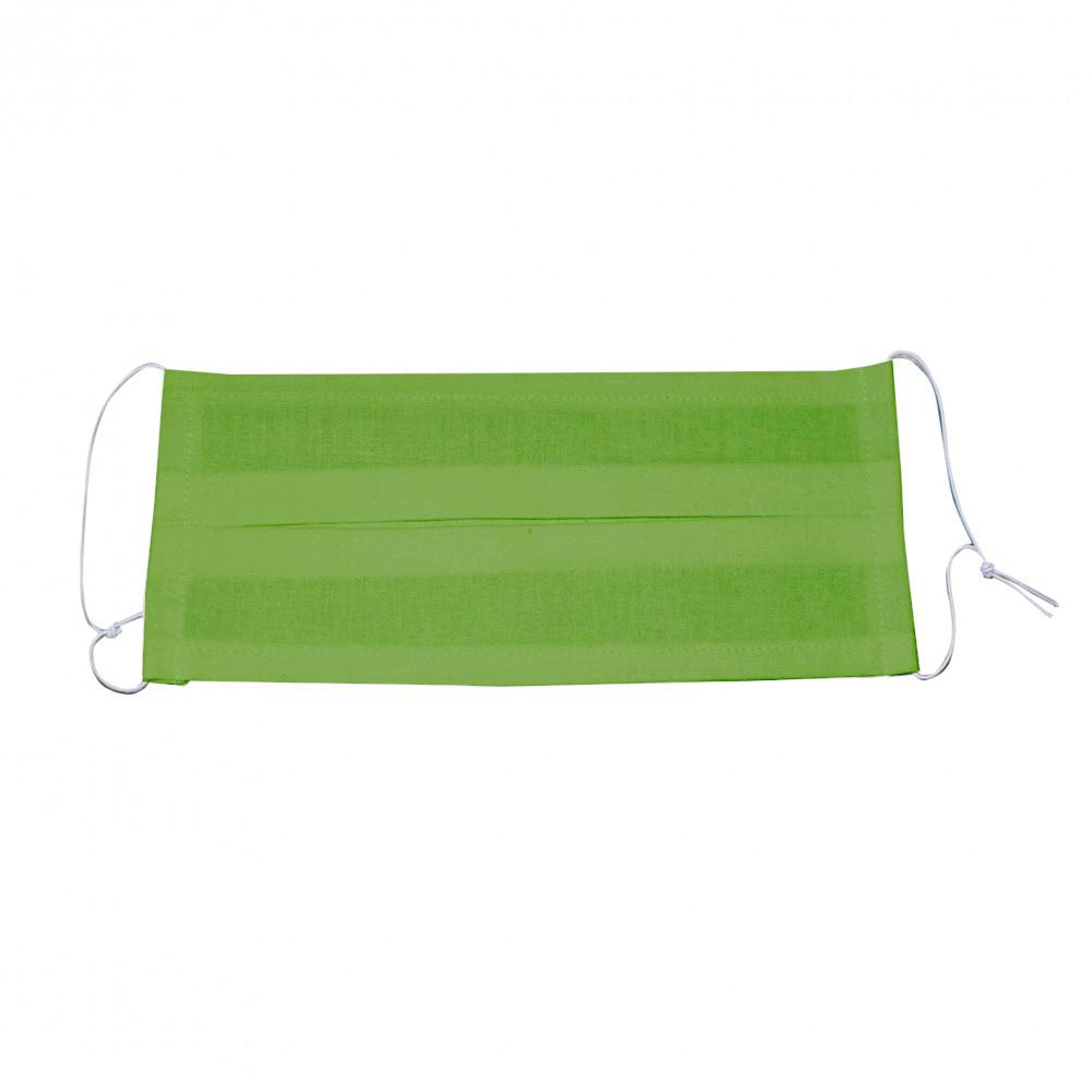 Textil szájmaszk állítható gumipántal mosható,zöld
