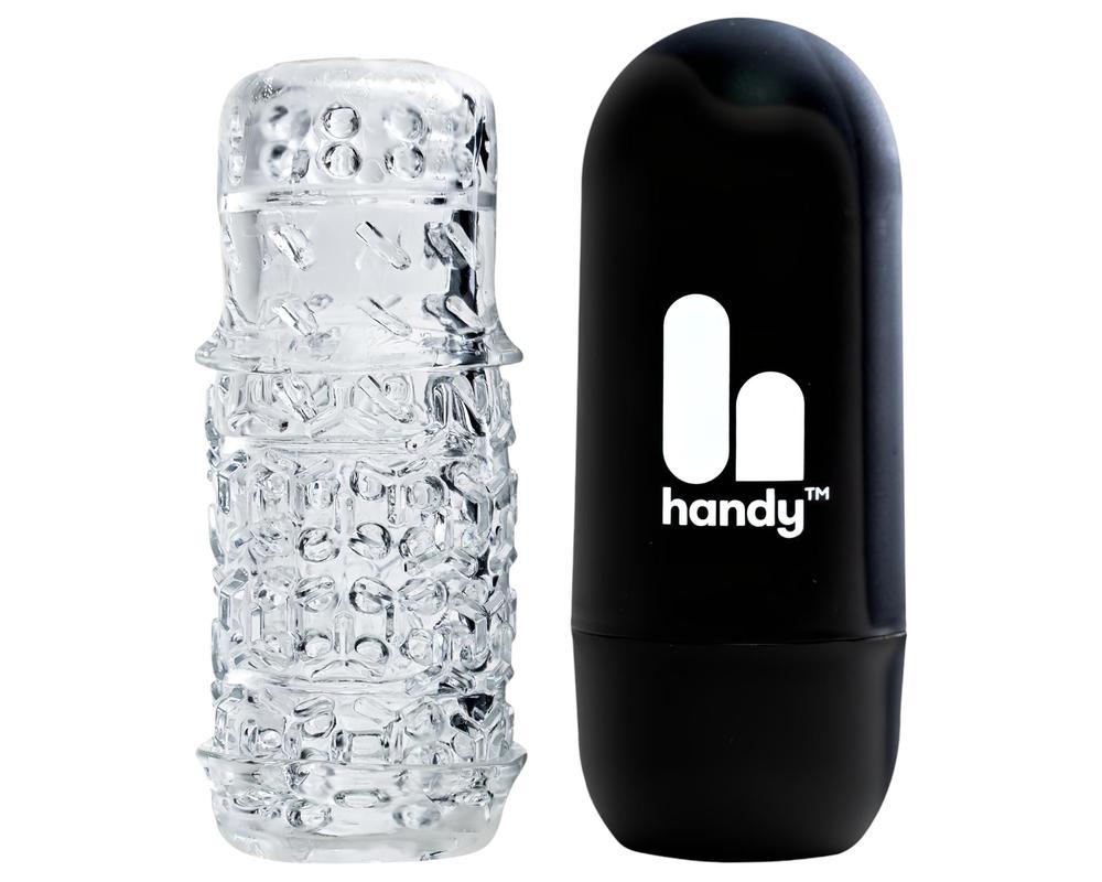 The Handy TrueGrip Gen 2 Sleeve - maszturbátor (átlátszó)