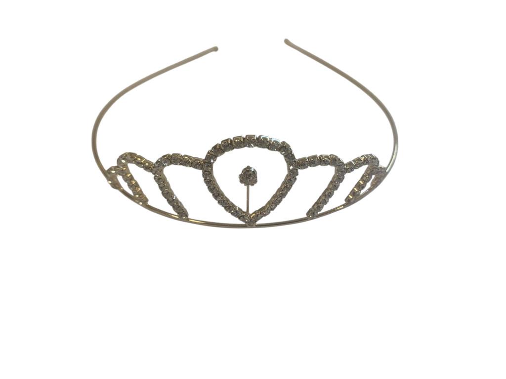 Tiara fém arany