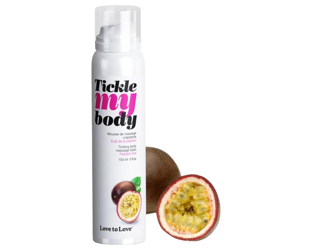 Tickle my body - bizsergető masszázs hab - passion fruit (150ml)