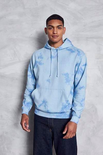Tie-Dye unisex pulóver Blue Cloud színekkel - XS